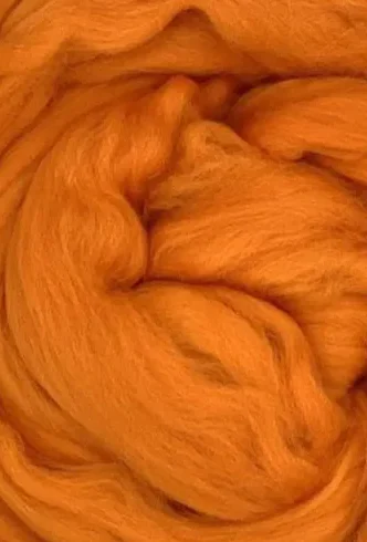 Colourful orange bi-nylon wool from the Adventures in Wool, sustainable variation to traditional wool at Bord Du Lac Artisans.